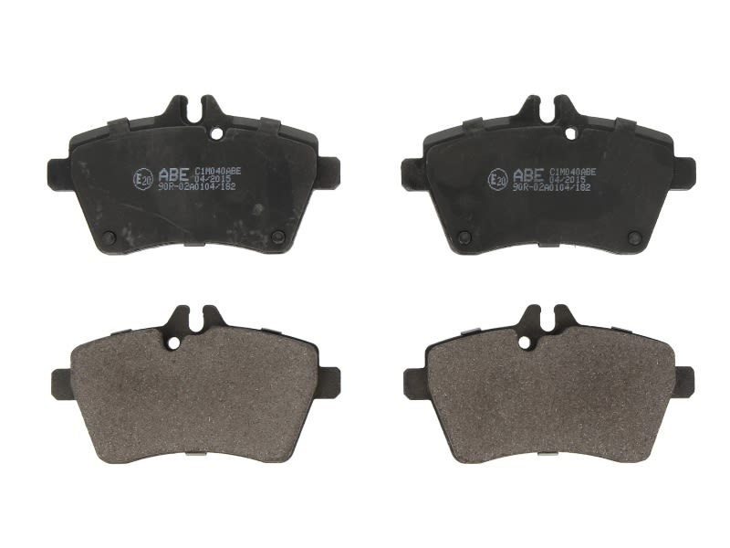 Kit plaquettes de frein ABE pour Classe A W169 1.5, friction premium sans bruit
