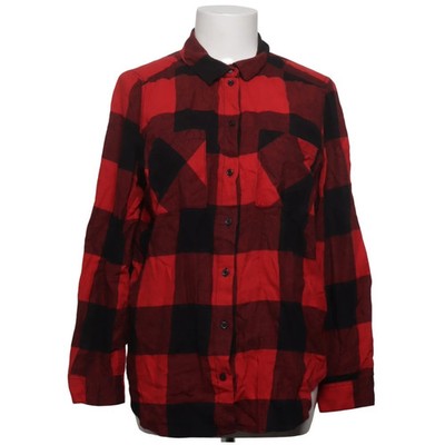 Divided by H&M, Flanellhemd, Größe: 38, Rot/Schwarz, Baumwolle, Karo #otr