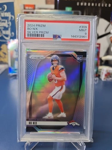 2024 Panini Prizm - Rookies Bo Nix #309 Silver Prizm (RC)