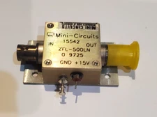Mini-Circuits ZFL-500LN Low Noise, Linear Amplifier, 0.1 MHz to 500 MHz, 50Ω BNC