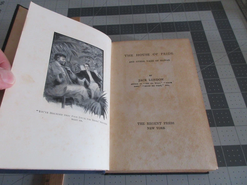The House of Pride by Jack London 1914 Regent Press Hardcover Foto 4 de 4