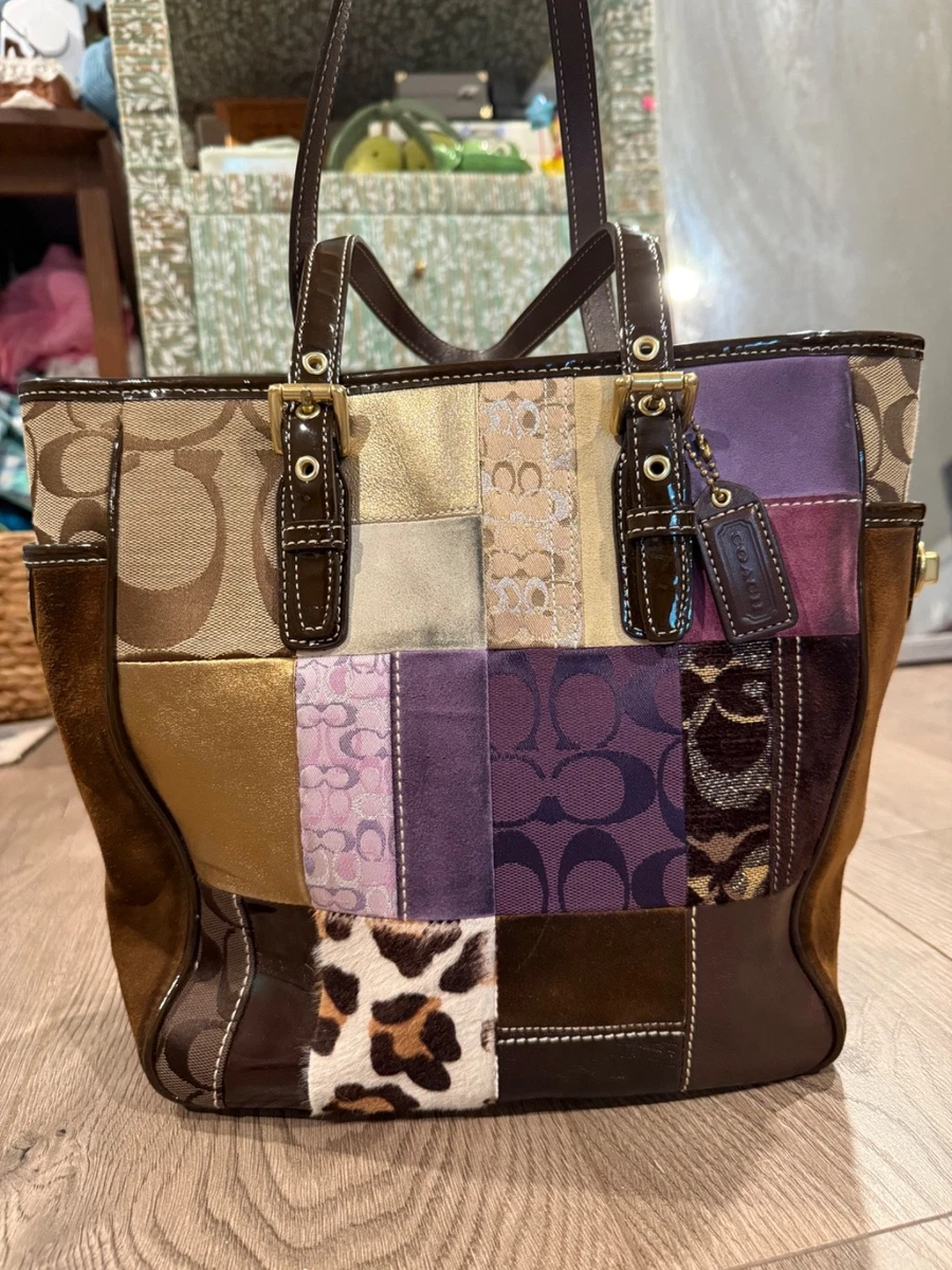 Preços baixos em Bolsa tote Coach Patchwork Exterior Bolsas