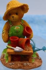 Cherished Teddies TRISTAN Charter Membear 2002 Membership Figurine Enesco Club