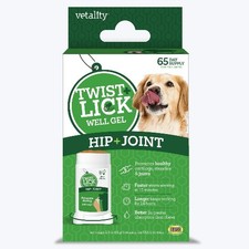 Vetality Twist  Lick Hip and Joint Supplement for Dogs   Beef Flavor