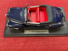 1939 Lincoln Zephyr 1:18 Scale Mounted. Hardtop Convertible.