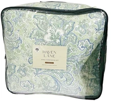 Haven Lane Sanya 5-piece Comforter Set - Green - King -