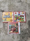 3 Game Bundle For Nintendo  3DS Super Marion Donkey Kong