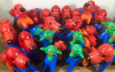 Vintage Tupperware Toy Zoo-It-Yourself 90 pc Lot Dog Giraffe Elephant TupperToy