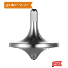 Stainless Steel Spinning Top, Exquisite Perfect Balance Well Made Metal Desk...