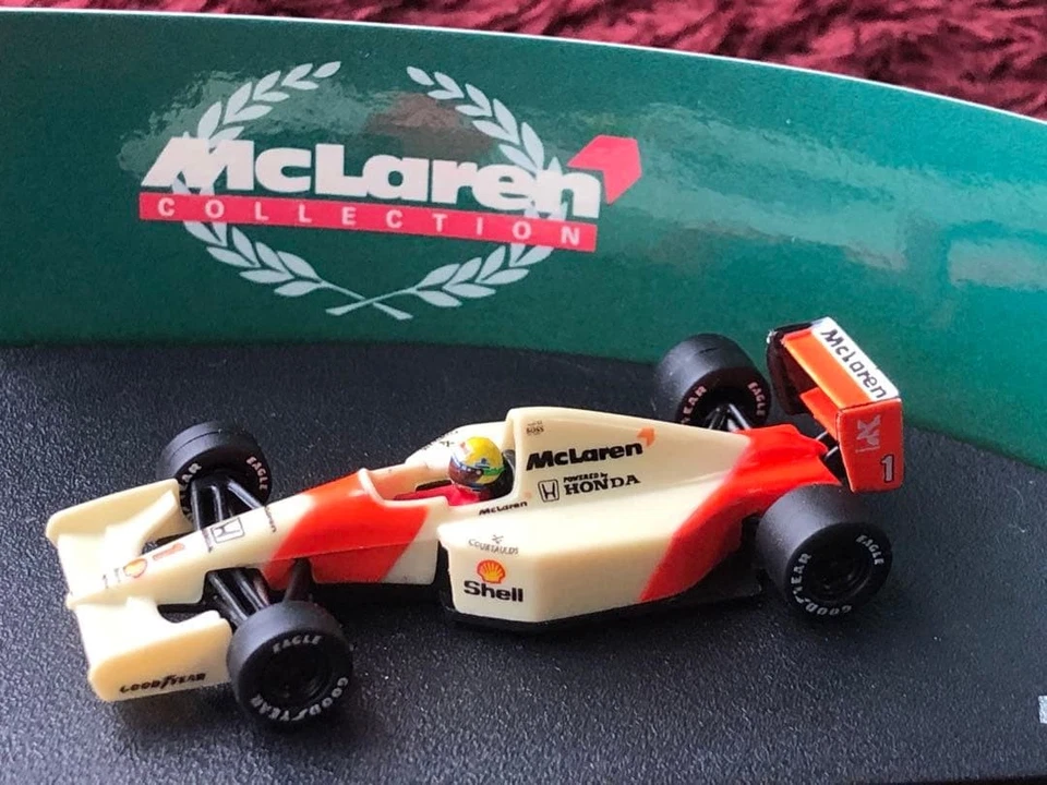 Raro minicar agotado 1/87 McLaren MP4/7 A. Senna Foto 2 de 4