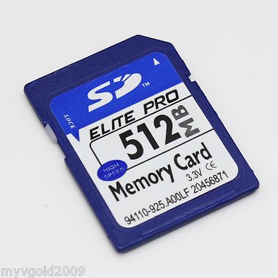 512MB SD Card Secure Digital Memory Card 512MB For Old Cameras DV GPS