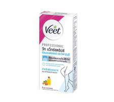 Veet Wax Strips Easy Gel Wax Almond Oil Vitamin E Sensitive Skin - 6 No's