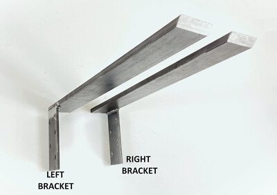 Schweberegal versteckt flach Metallwinkel Regal Granit, Marmor, Quarz, Beton