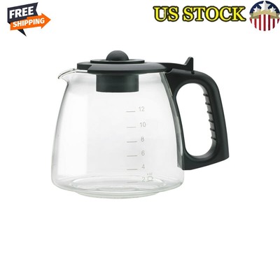 NEW 12 Cup Glass Coffee Carafe Replacement System W/ Adjustable Height Handle