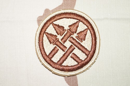 Military Patch US Army 220th Military Police Brigade Desert DCU RARE Sew-on