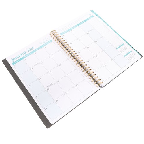 2 PCS Englischer Notizblock Geldbörse Täglicher Planer Rechnung - Bild 9 von 12