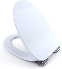 TOTO SS234 01 Slim Elongated Closed-Front Toilet Seat with SoftClose