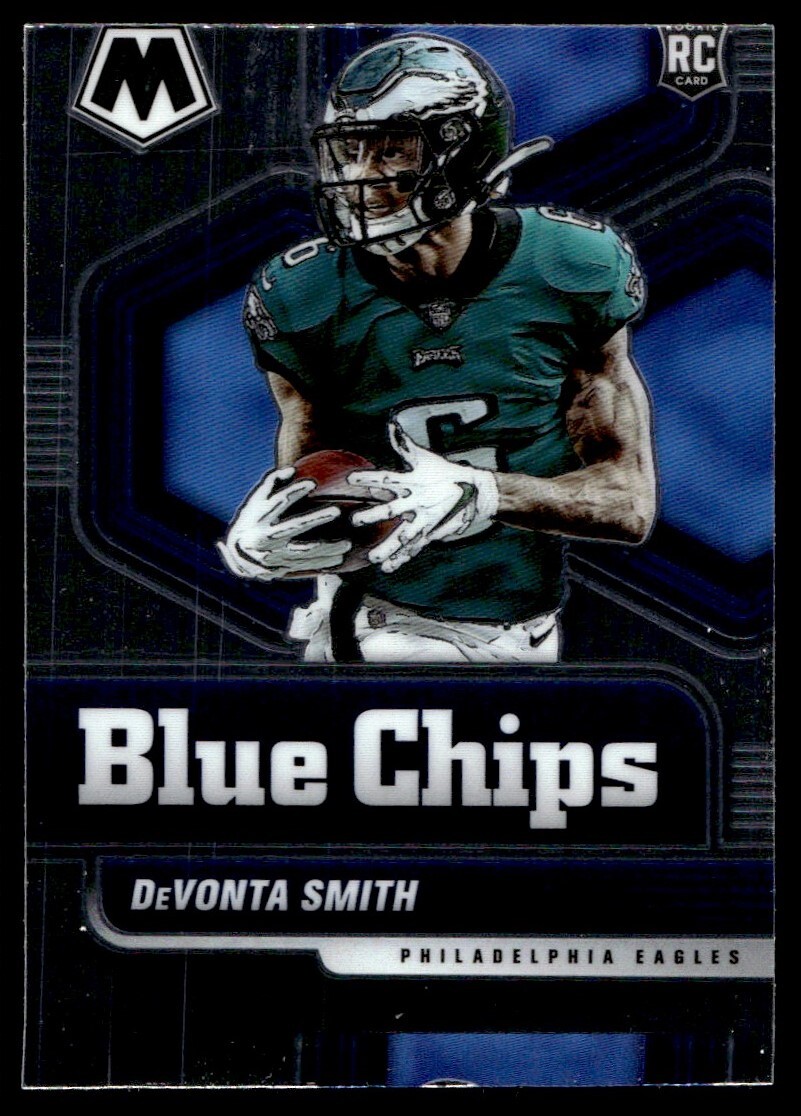 2021 Panini Mosaic Blue Chips DeVonta Smith G2 #6