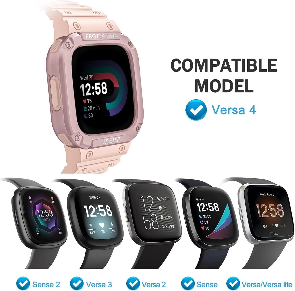 TumCez Cinturino in Nylon Compatibile con Fitbit Versa 2/Fitbit Versa/Fitbit Versa Lite/Fitbit Versa SE Cinturino Sportivo di Ricambio Regolabile per