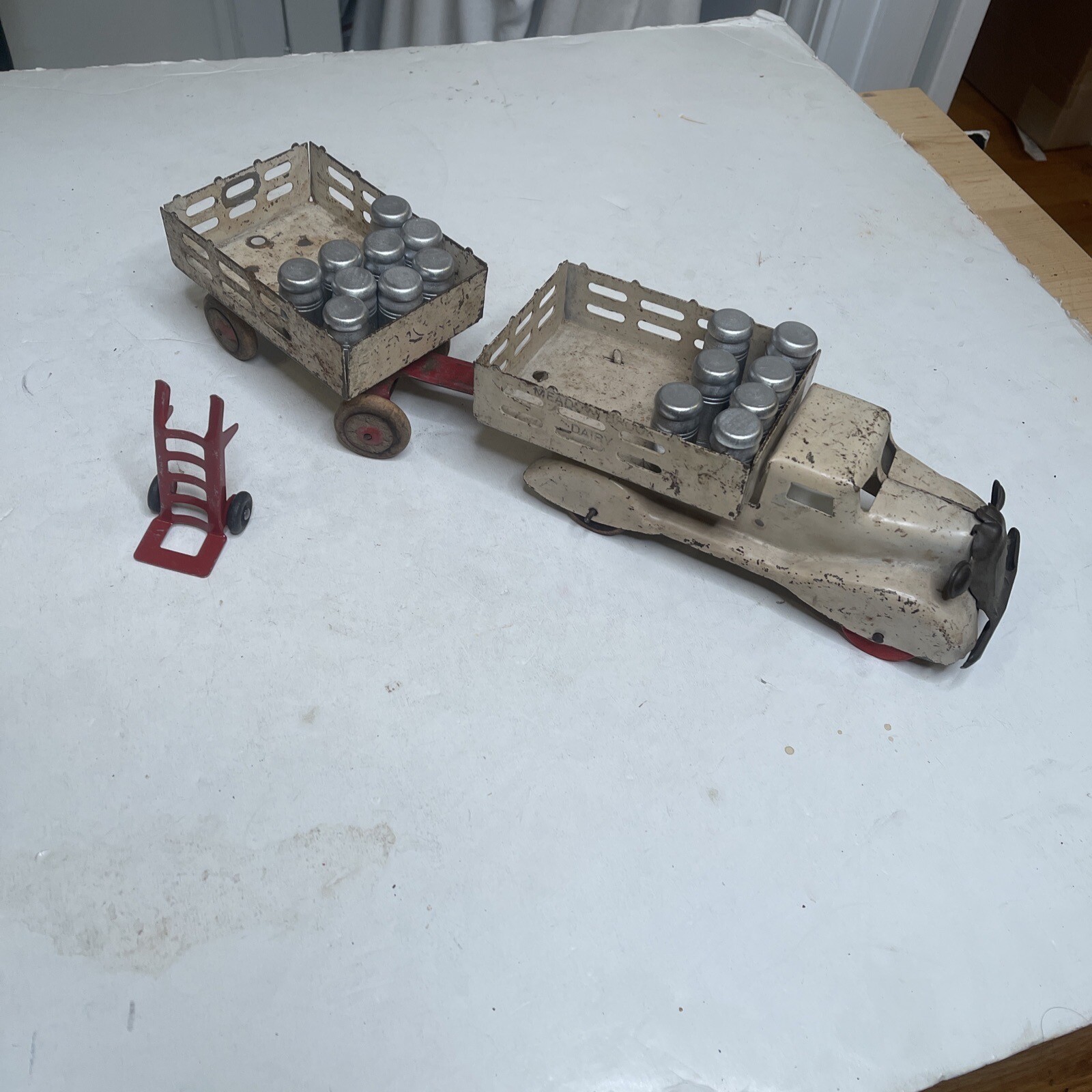 Marx Meadowbrook Dairy Truck And Trailer Offer Over 190 Accepted eBay