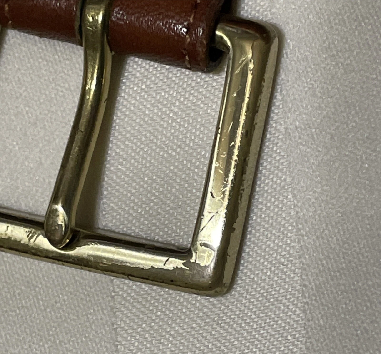 Cintura Coach vintage in pelle 38" guanto pelle bovina conciata British Tan 7600 95 cm reggiseni