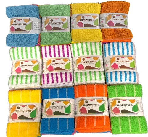 20pcs Micro fibre Cleaning towel Face Washer Multipurpose washing cloth 30cm - Picture 2 of 19