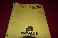 Fiat Allis Chalmers 6A 6AG 6B 6E Crawler Traktor Dealer's Teile Buch Wpnh