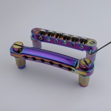 GUYKER Guitar Stop Bar Tailpiece Tune O Matic Roller Saddle Guitar Bridge