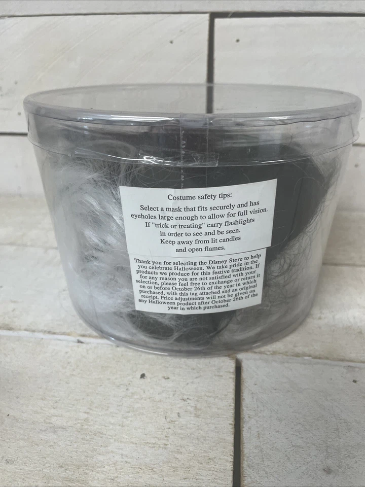 DISNEY STORE PELUCA DISFRAZ CRUELLA BLANCO Y NEGRO ADULTO ENVÍO RÁPIDO Foto 4 de 4