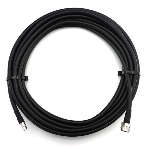 HF400-RPSM-NMH-30 RP-SMA Male to N Male Hex 30m IP67 Flexible Coaxial Cable — - Afbeelding 2 van 4