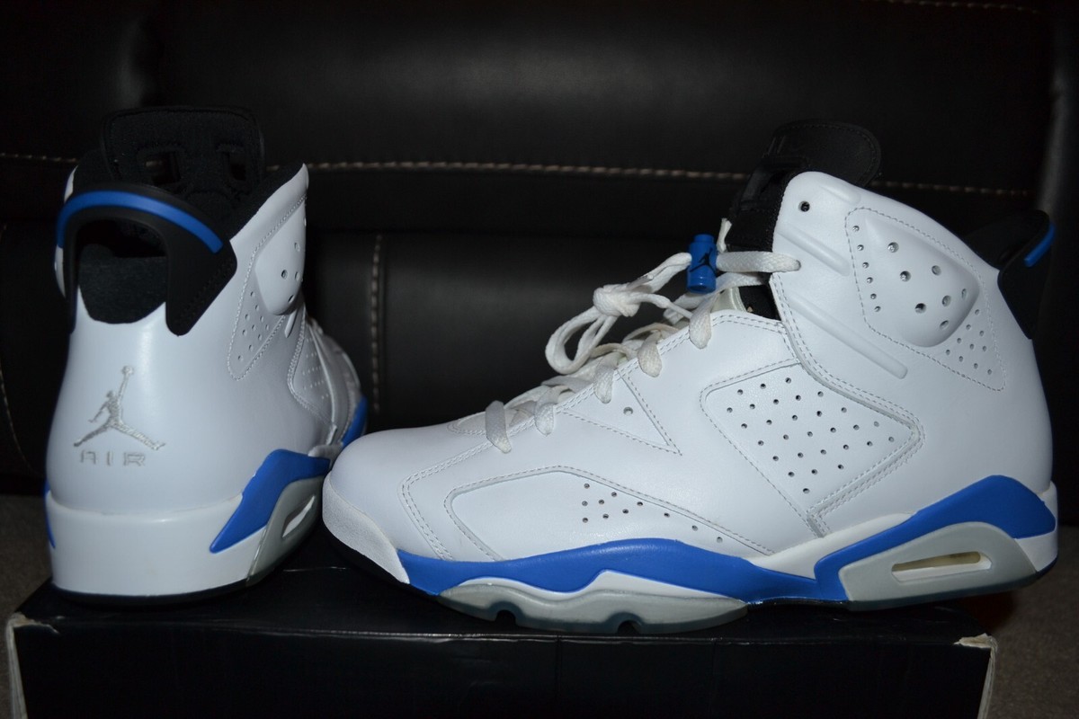 Used Nike Air Jordan 6 Sport Blue 2014 Jordan 6 Sport Blue (2014) Oldies but goodies : r/Sneakers main image 4