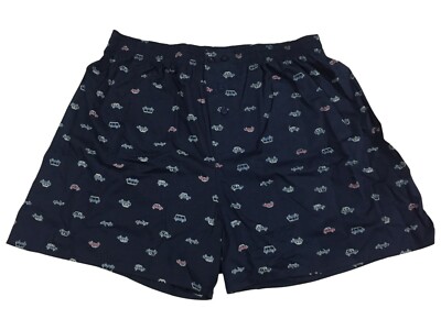 GUASCH Men's Boxer Blue Car Print Art BS161 100% Cotton