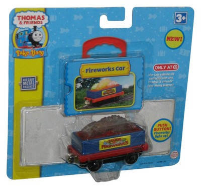 Thomas & Friends Take Along (2008) Fireworks Car Die-Cast Metal Tank Engine Trai