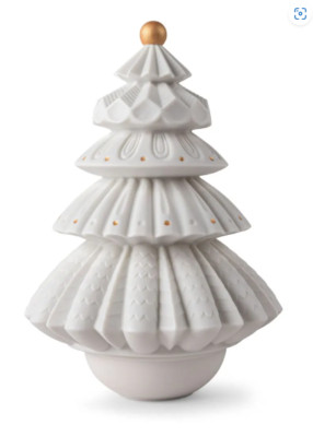 Lladró Art.01024228 Weihnachtsbaumlampe 24cm Biskuit