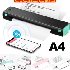 Phomemo M08F Bluetooth A4 Thermal Printer Portable Wireless Lable Printer US