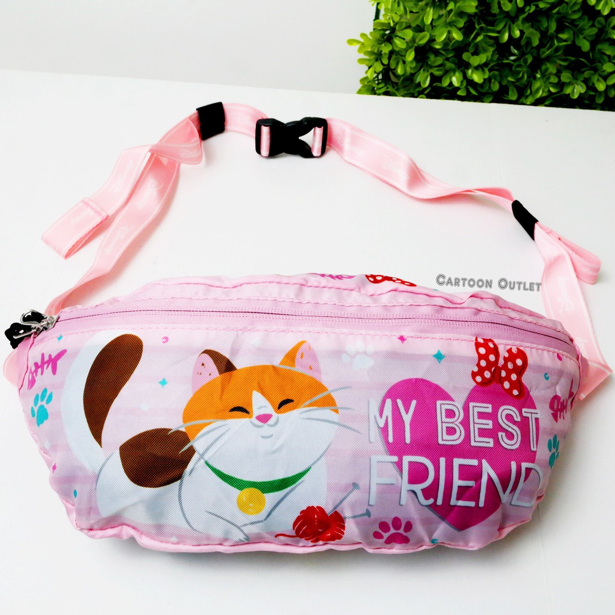 Disney Cats Pink Fanny Pack Belt Bag Kitty Kittens