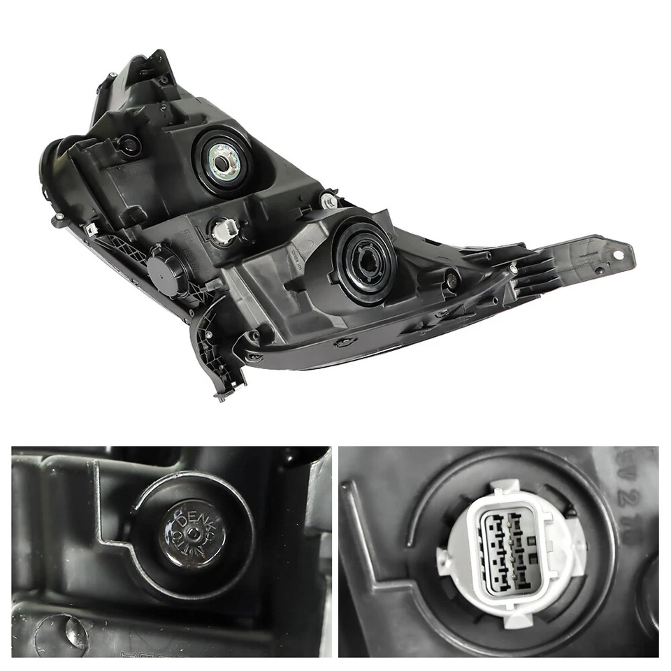 For Honda CRV CR-V 2017-2022 Headlights Headlamp Halogen Black Left+Right Side Foto 3 de 4