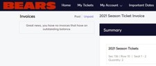 2 Chicago Bears PSL Seat Licenses Sec 136 Row 10 Seats 1-2 Midfield Home Side 50