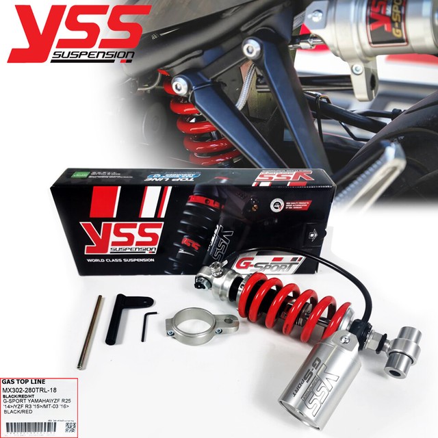 ADJUSTABLE YSS SHOCK ABSORBER REAR FOR YAMAHA YZF R3 R3 YZF R25 R25 20181920 eBay