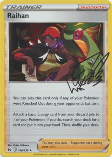 Pokemon Card - Crown Zenith 140/159 - RAIHAN (holo-foil) - NM/Mint
