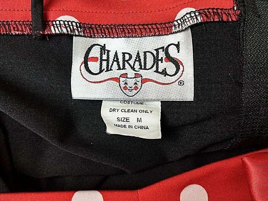 Sexy Disfraz de Ratón Charades para Mujer Talla Mediana Rojo Blanco Vestido a Lunares Juegos con disfraces Foto 3 de 4