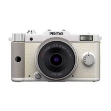 USED Pentax Q with 8.5mm f/9 White Excellent FREE SHIPPING