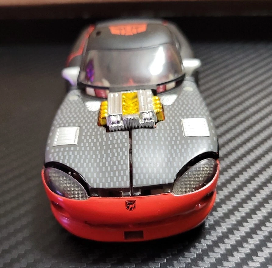 TRANSFORMERS UNIVERSE SIDE BURN DODGE VIPER GTS HASBRO LOOSE INCOMPLETE! L20 - Image 2 of 4