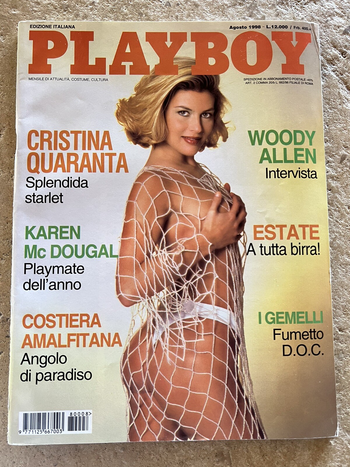 Playboy Playmate Karen McDougal International Magazine  Hugh Hefner