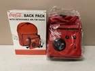 NIB Vintage Coca-Cola Back Pack w/ Detachable AM/FM Radio & Headphones 1994