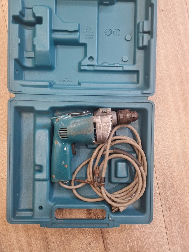 Taladro Makita 350W Carcasa de acero de alta resistencia Destornillador de impacto Llave de portabrocas eléctrico con cable Foto 2 de 4