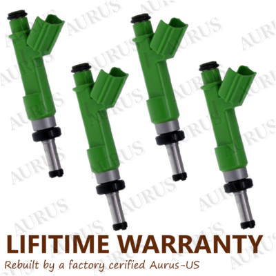OEM Denso 4 FUEL INJECTORS FOR 09-19 Toyota Camry RAV4 Highlander Venza Avalon