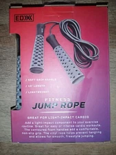 EDX Fitness Jump Rope  10" Length Lightweight Soft Grip, Pins Exercise, Workouts
