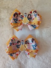 Hair Bows Set Snow White