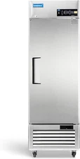 27" Commercial Freezer, ICECASA Single Door Commercial Reach-In Freezer 23 Cu.ft